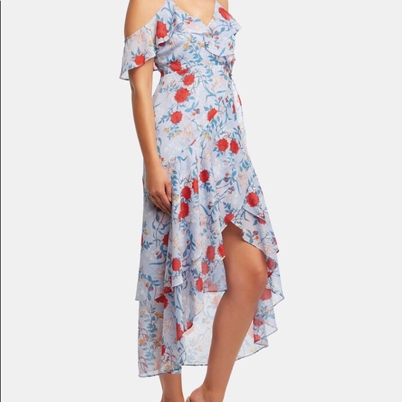 Bardot Cold Shoulder High-Low Dress - Picture 3 of 5